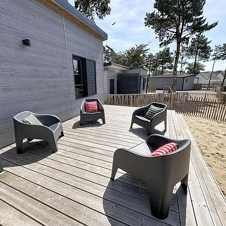 Standing, 6 Couchages, Piscine Chauffee, Terrasse Privee, Proche Et Commerces - Fr-1-361-520 Σαλέ Jullouville-les-Pins